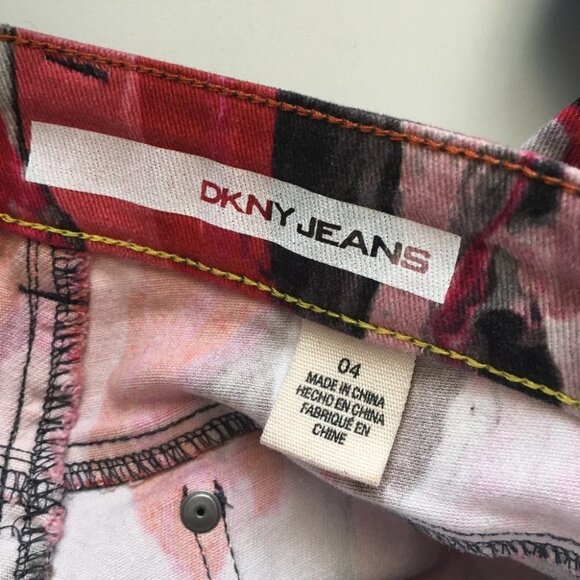 DKNY Jeans Printed Slim Fit Jeggings - Picture 11 of 12